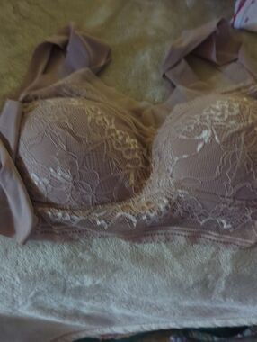 Maidenform Lace Underwire Bra in Dusty Mauve
